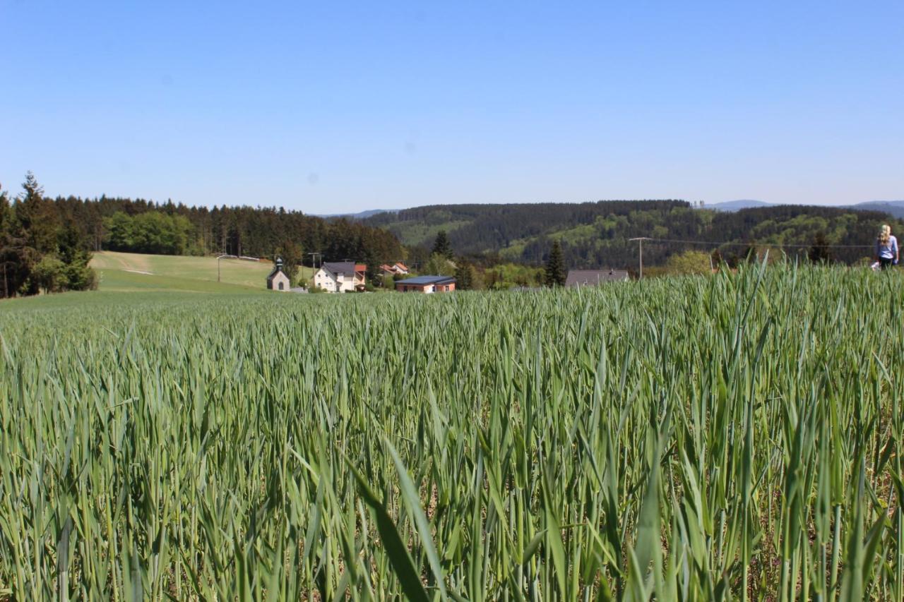 Moderne Ferienwohnung Mit Eigenem Garten Und Traumhaften Blick Wilhelmsthal Екстер'єр фото